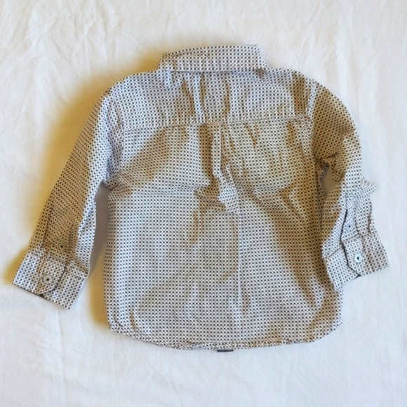 ben sherman original modern print button down collared shirt 12 months baby boy - Picture 5 of 6